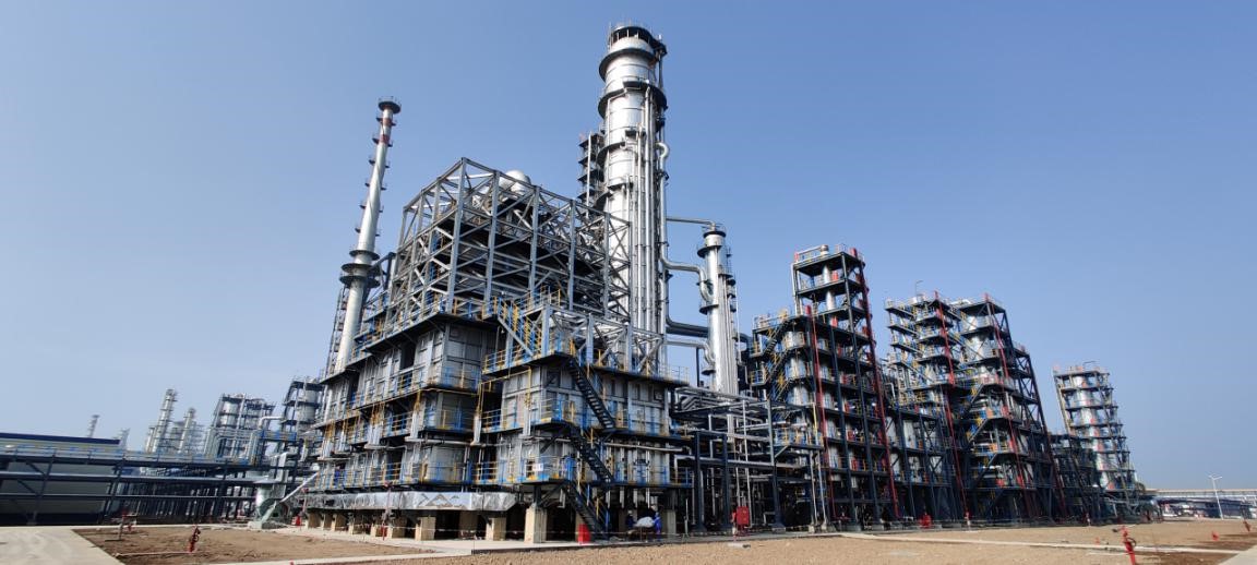 中国化学工程山东清河化工高端特种油加氢项目中交